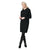 Front - Principles Womens/Ladies Zip Knitted Funnel Neck Midi Dress
