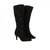 Front - Principles Womens/Ladies Krista Rouched Pointed Medium Heel Calf Boots