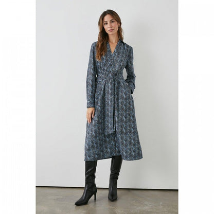 Front - Principles Womens/Ladies Abstract Belt Midi Shirt Dress