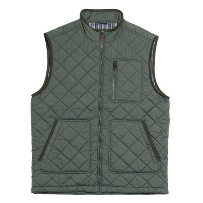 Front - Maine Mens Quilted Lightweight Tailored Gilet