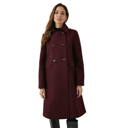 Front - Principles Womens/Ladies Double-Breasted Dolly Coat