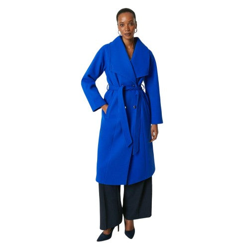Front - Principles Womens/Ladies Belted Hardware Detail Coat