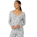Front - Debenhams Womens/Ladies Floral Lace Long-Sleeved Pyjama Top
