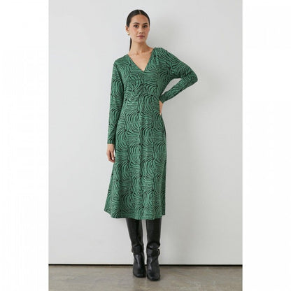 Front - Principles Womens/Ladies Abstract Gathered Front Midi Dress