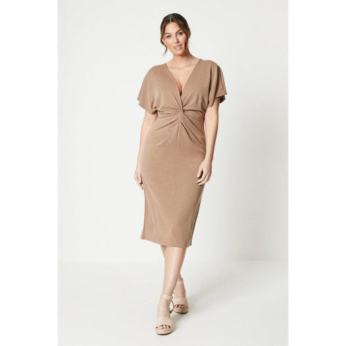 Front - Principles Womens/Ladies Twisted Knot Front Midi Dress