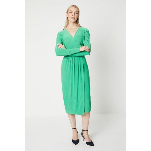 Front - Principles Womens/Ladies Jersey Twist Waist Midi Dress