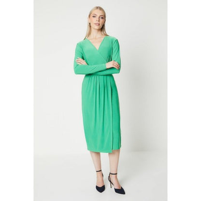 Front - Principles Womens/Ladies Jersey Twist Waist Midi Dress