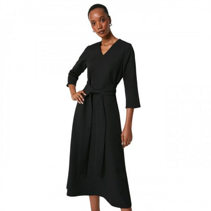 Front - Principles Womens/Ladies Front Tie Midi Dress