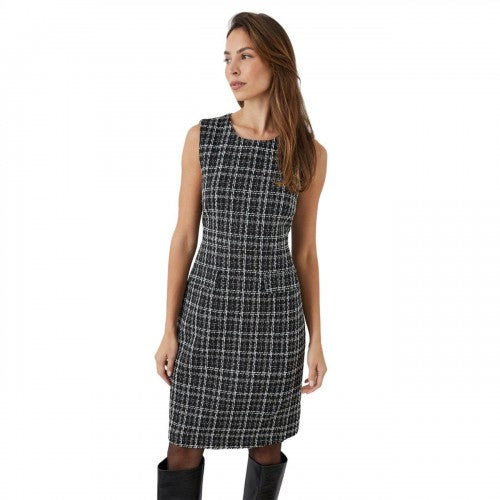Front - Principles Womens/Ladies Bouclé Sleeveless Shift Dress
