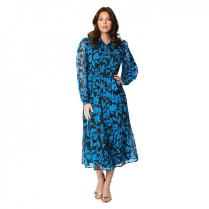Front - Principles Womens/Ladies Floral Tiered Shirt Dress