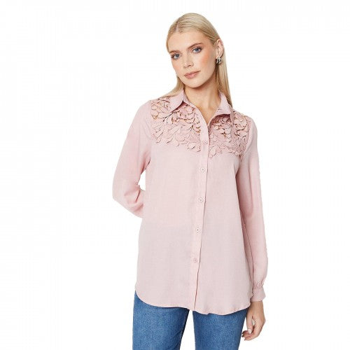 Front - Principles Womens/Ladies Lace Detail Shirt