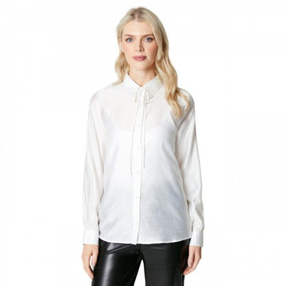 Front - Principles Womens/Ladies Collared Tie Neck Shirt