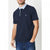 Front - Maine Mens Chambray Collared Polo Shirt