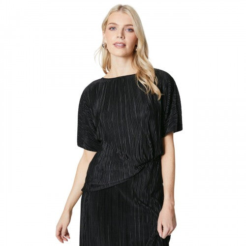 Front - Principles Womens/Ladies Plisse Short-Sleeved Top