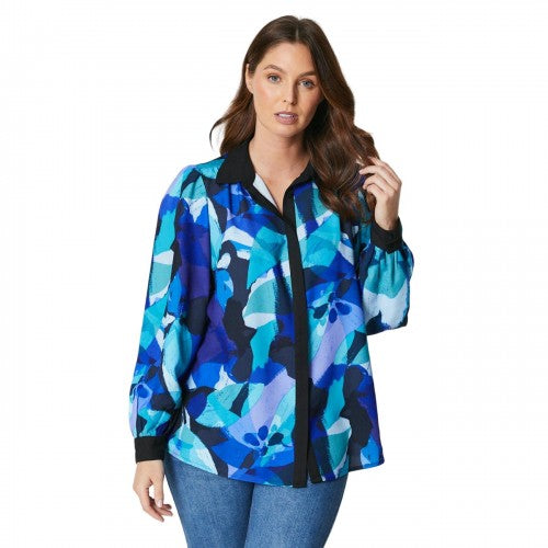 Front - Principles Womens/Ladies Abstract Shirt