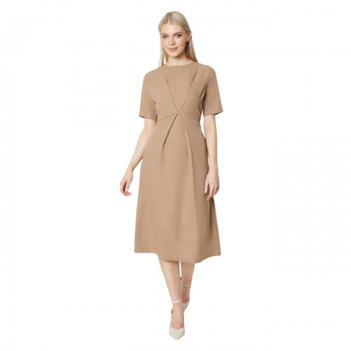 Front - Principles Womens/Ladies Gathered Waist Midi Dress