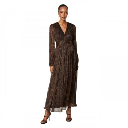 Front - Principles Womens/Ladies Plisse Pleated Midi Dress