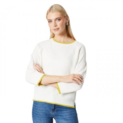 Front - Principles Womens/Ladies Boxy 3/4 Sleeve Jumper
