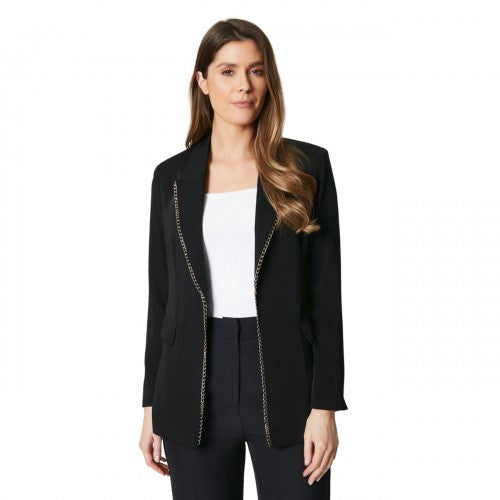 Front - Principles Womens/Ladies Chain Detail Edge To Edge Blazer