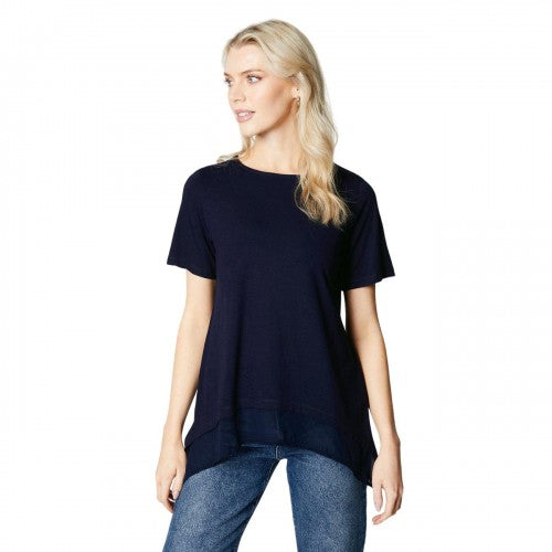 Front - Principles Womens/Ladies Jersey Over Layer Top