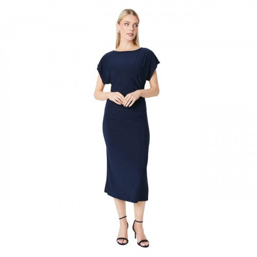 Front - Principles Womens/Ladies Jersey Ruched Side Midi Dress