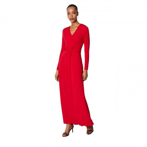 Front - Principles Womens/Ladies Jersey Front Tie Midi Dress