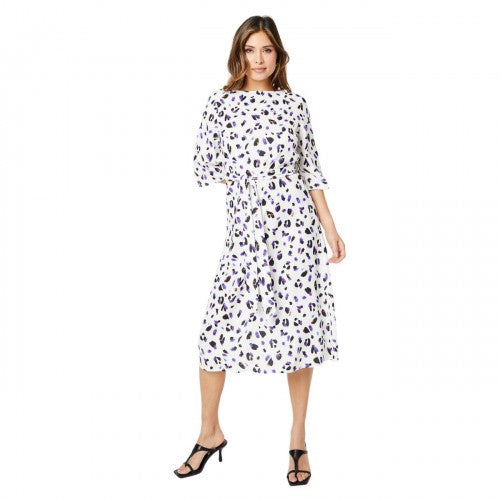 Front - Principles Womens/Ladies Animal Print Belt Midi Dress