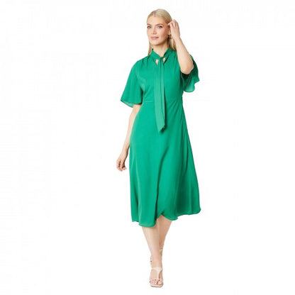 Front - Principles Womens/Ladies Tie Neck Midi Dress