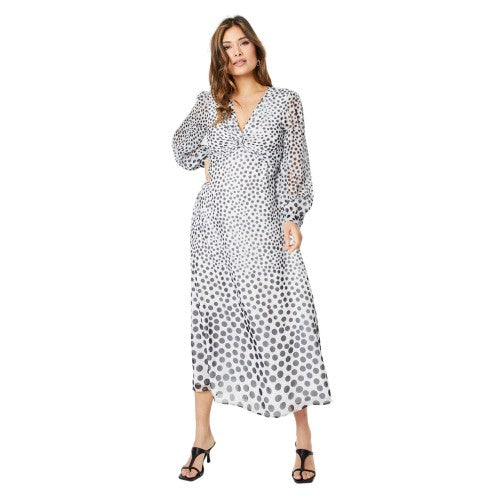 Front - Principles Womens/Ladies Spotted Twisted Maxi Dress