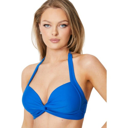 Front - Gorgeous Womens/Ladies Twist Knot Padded Bikini Top