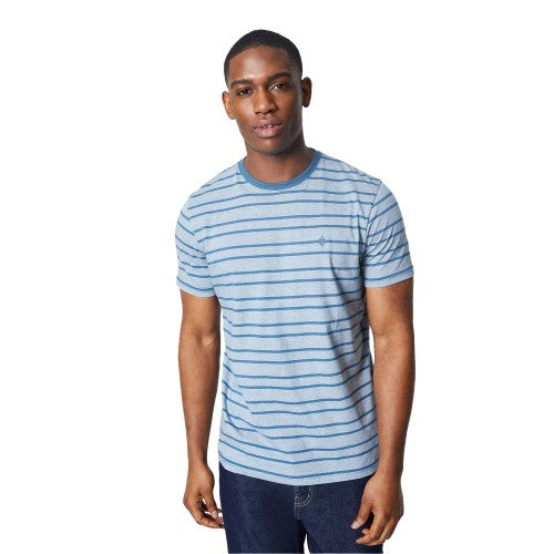 Front - Maine Mens Austin Stripe T-Shirt