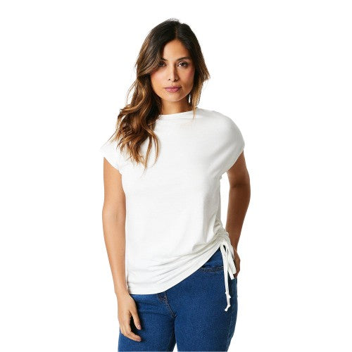 Front - Principles Womens/Ladies Ruched Side T-Shirt