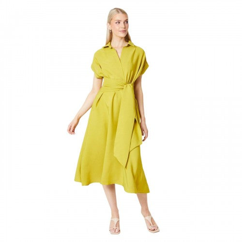 Front - Principles Womens/Ladies Front Tie Midi Shirt Dress