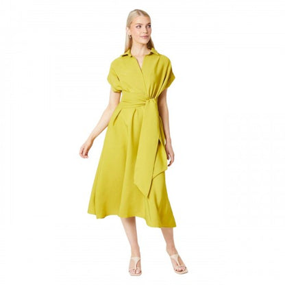 Front - Principles Womens/Ladies Front Tie Midi Shirt Dress