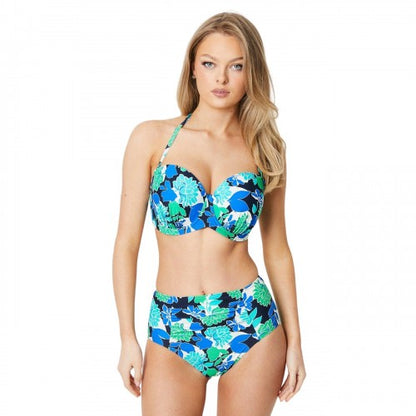 Front - Gorgeous Womens/Ladies Bold Blooms Strapless Bikini Top
