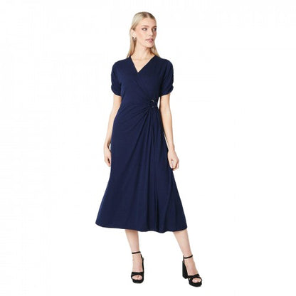 Front - Principles Womens/Ladies Jersey Wrap Midi Dress