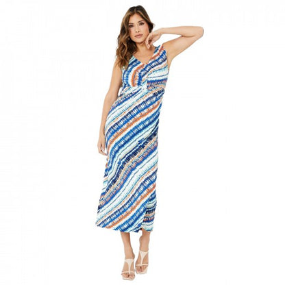 Front - Debenhams Womens/Ladies Abstract Jersey Twisted Knot Front Dress