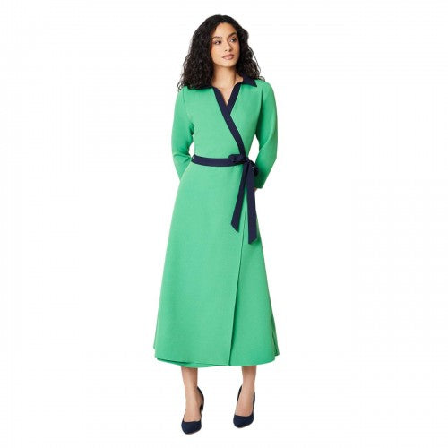 Front - Principles Womens/Ladies Contrast Wrap Dress