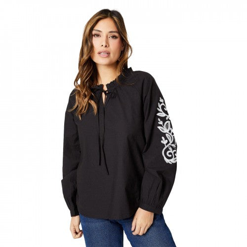 Front - Principles Womens/Ladies Embroidered Detail Blouse