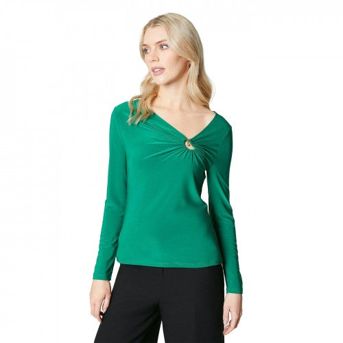 Front - Principles Womens/Ladies Trim Detail Long-Sleeved Top