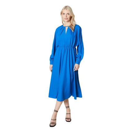 Front - Principles Womens/Ladies Keyhole Blouson Sleeve Midi Dress