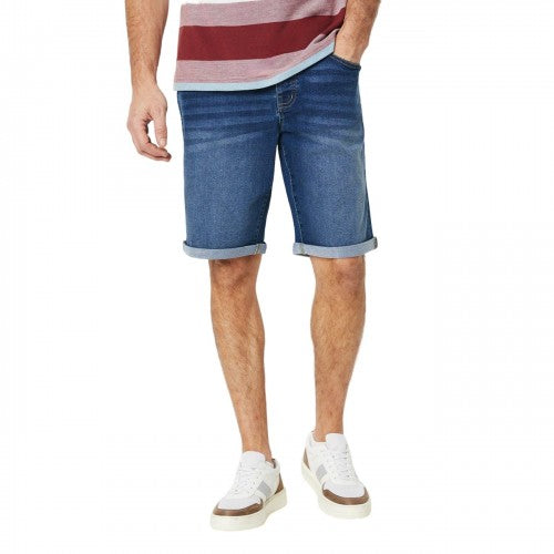 Front - Maine Mens Denim Regular Shorts