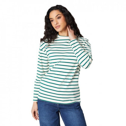 Front - Principles Womens/Ladies Jersey Relaxed Fit Long-Sleeved Top