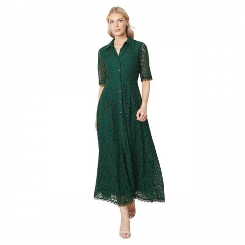 Front - Principles Womens/Ladies Lace Midi Shirt Dress