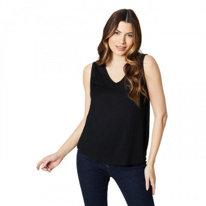 Front - Principles Womens/Ladies Modal V Neck Tank Top