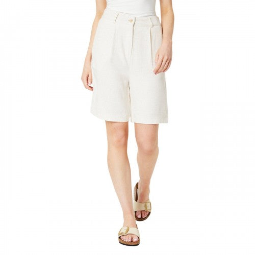 Front - Principles Womens/Ladies Linen Tailored Shorts