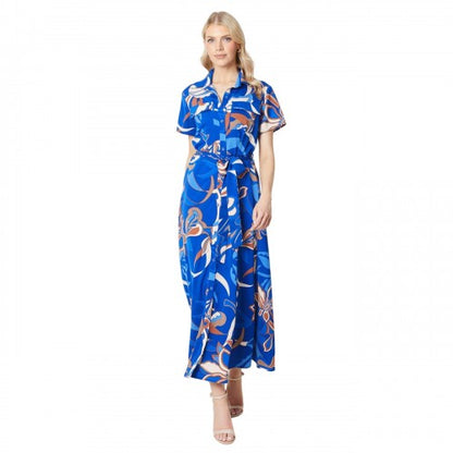 Front - Principles Womens/Ladies Abstract Midi Shirt Dress