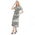 Front - Principles Womens/Ladies Leaf Print Midi Shirt Dress
