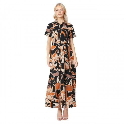 Front - Principles Womens/Ladies Abstract Midi Shirt Dress