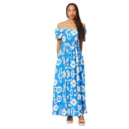 Front - Principles Womens/Ladies Shirred Shirred Waist Midi Dress